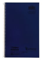 Ampad Single Wire Notebook, Recycled, Size 9-1/2 x 6 Inches, 1 Subject, Blue Cover, College Ruled with Margin Line, Not 3 Hole Punched, 80 Sheets Per Notebook (25-203)