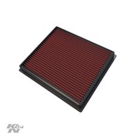 K&N Engine Air Filter: High Performance, Premium, Washable, Replacement Filter: 2014-2019 Toyota Truck and SUV V6/V8 (Tundra, Tacoma, Sequoia), 33-5017