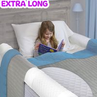 (1-Pack) Extra Long Bed Rail for Toddler | Soft Foam Bed Bumper for Kids | Baby Bed Guard | Child Bed Safety Side Rail | Designed to fit Twin, Full, Queen & Kind Size Beds
