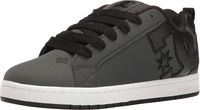 DC Men's Court Graffik SE Skate Shoe,Grey/White,14 D US