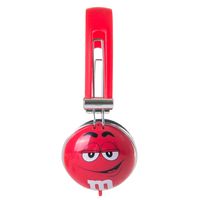 iHip M&M'S Brand Comfort Fit Headphones for iPhone, iPad, iPod, Samsung or any Smartphone, MP3 Player or Tablet