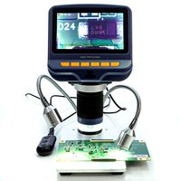Opti-Tekscope OT-FHD USB Microscope Macro Camera- Digital USB w/ 4.3" LCD Screen, 10-220x Magnification Plus Digital Zoom, Up to 4032 x 2034p Amazing Images