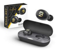 Back Bay - Duet 50 Wireless Earbuds - Bluetooth 5.0 Earphones with 40 Hours of Battery Using Charging Case. Sweatproof Truly Wireless TWS Stereo Sound Headphones with APTX. Microphone for Phone Calls
