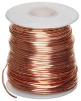 Bare Copper Wire, Bright, 24 AWG, 0.02" Diameter, 3965' Length (Pack of 1)