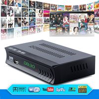 FidgetFidget DVB-S2 Digital Satellite + Wifi IPTV Combo AC3 Receiver Blind TV BOX IKS Youtube