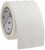 Brady THT-2-488-10 0.9" Width x 0.25" Height, B-488 High Performance Polyester, Matte Finish White Thermal Transfer Printable Label (10000 per Roll)