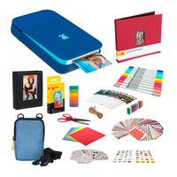 KODAK Smile Instant Digital Printer (Blue) Complete Scrapbook Kit