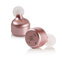 MagicBeatz Pro, Truly Wireless Bluetooth Sports Stereo Earbuds with Charging Docking Base - Rose Gold