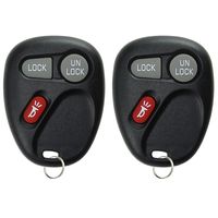 KeylessOption Keyless Entry Remote Control Car Key Fob Replacement for 15732803 (Pack of 2)