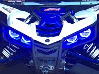Yamaha YXZ 1000 Led Halos Rings Lights Set 4-2016 2017 Angel Eye - Blue
