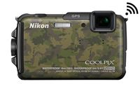 Nikon COOLPIX AW110 Wi-Fi and Waterproof Digital Camera with GPS (Camouflage) (OLD MODEL)