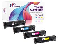 AZ Supplies Compatible Toner Cartridges Replacement for HP 410X, CF410X, CF411X, CF412X, CF413X for use in HP Color LaserJet Pro M452dn,M452nw,MFP M477fdn,MFP M477fdw,MFP M477fw (B, C, Y, M, 4-Pack).