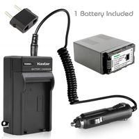 Kastar Battery (X1) & AC Travel Charger for Panasonic VW-VBG6 VBG6 Battery and Panasonic AG-AC160A, AG-AC7, AG-AC130A, AG-AC160A, AG-HMC40, AG-HMC70, AG-HMC150, H68, H80, H90, H258, VDR-D50, D58, D310