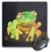 3dRose LLC 8 x 8 x 0.25 Inches Animal Tree Frog Mouse Pad (mp_19311_1)