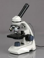 40X-1000X Dual Top & Bottom LED Solid-Metal Portable Compound Microscope