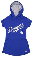 OuterStuff MLB Little Girls Toddler/Kids Celebrate Dress, Los Angeles Dodgers, Blue, Medium 5-6