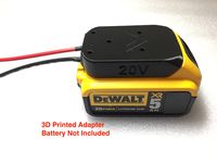 battery adapter for DeWALT 20V Max 18v dock power connector 12 gauge robotics ...
