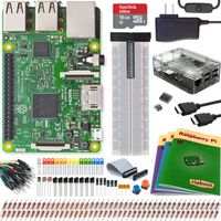 Viaboot Raspberry Pi 3 Ultimate Kit - Official Micro SD Card, Premium Clear Case Edition