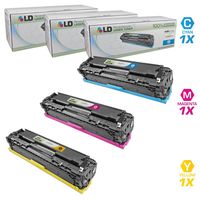 LD Remanufactured Toner Cartridge Replacement for HP 131A (1 Cyan, 1 Magenta, 1 Yellow, 3-Pack)