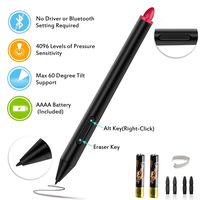 Newest Surface Pen Surface Pro Pen with True 4096 Pressure Levels & Tilt Support, NEWPOWER Digital Stylus Pen for Surface Pro/Surface Go/Surface Book/Surface Studio, No Lag and Lower IAF - Black