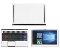 Decalrus - Protective Decal for MSI GS63VR Stealth Pro (15.6" Screen) Laptop White Carbon Fiber Skin case Cover wrap CFmsiGS63vrWhite