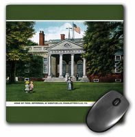 3dRose LLC 8 x 8 x 0.25 Inches Mouse Pad, Home of Tomas Jefferson, at Monticello, Charlottesville, Virginia - (mp_170762_1)