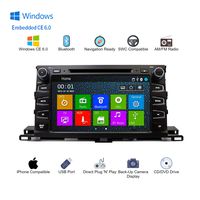 Touchscreen GPS Navigation Bluetooth Multimedia Radio for 2014-2017 Toyota Highlander 2015 2016