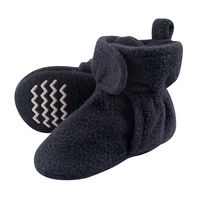 Hudson Baby Unisex Baby Cozy Fleece Booties, Navy, 2 Toddler