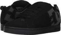 DC Men's Court Graffik SE Skate Shoe,Black Destroy Wash,6 D US