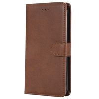 Lomogo LG Stylo 3 / Stylo 3 Plus Leather Wallet Case with Kickstand Credit Card Holder Magnetic Closure Shockproof Flip Case Cover for LG Stylo 3 Plus - LOKTU30414 Brown