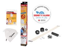 Gardus KITHYCR613202 LintEater Plus Rotary Dryer Vent Cleaning System Bundle, Includes LintEater RLE202 Rotary Dryer Vent Cleaning System & LintCatcher R4203613 Lint Collection Bag