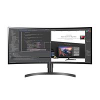 LG 34WN80C-B 34 inch 21:9 Curved UltraWide WQHD IPS Monitor with USB Type-C Connectivity sRGB 99% Color Gamut and HDR10 Compatibility