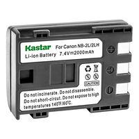 Kastar 1 Pack NB-2L NB-2LH Battery for Canon EOS 400D Rebel XT Xti MV5 MV6 MV790 MV800 MV830 MV890 MV830i MV850i MVX40i MVX45i MVX200 MVX200i MVX250i MVX300i MVX330i MVX350i DS126071 Cameras