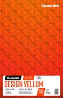 Clearprint 1000H 100% Cotton Design Vellum Pad, 16 LB, 60 GSM, 11 x 17 Inches, 50 Sheets Per Pad, 1 Each (26321521511)