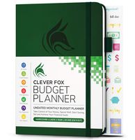 Clever Fox Budget Planner - Expense Tracker Notebook. Monthly Budgeting Journal, Finance Planner & Accounts Book to Take Control of Your Money. Undated - Start Anytime. A5 Size Moss Green Hardcover
