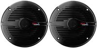 BOSS Audio Systems MR60B 6.5 Inch Marine Speakers - Weatherproof, 200 Watts of Power Per Pair, 100 Watts Each, Full Range, 2 Way, Sold in Pairs