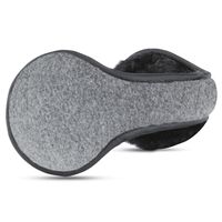 Ear Warmers For Men & Women: Adjustable Headband Warm Ear Muffs: Super Soft Winter Earmuffs In 5 Colors - Grey