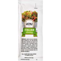 Heinz Italian Dressing Single Serve (0.4 oz Packets, Pack of 200)