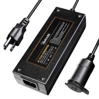AstroAI AC to DC 10A Converter, 12V DC/120W/7.78FT, Car Cigarette Lighter Socket AC/DC Power Supply Adapter Transformer for Inflator, Car Refrigerator, and Other Car Devices