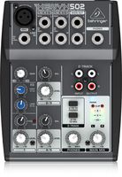 Behringer Xenyx 502 Premium 5-Input 2-Bus Mixer with XENYX Mic Preamp and British EQ