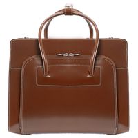 McKlein Lake Forest, Top Grain Cowhide Leather, 15" Ladies' Laptop Briefcase, Brown