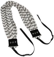 Capturing Couture SCARF-CVGG Chevron Scarf Collection Camera Strap, Grey