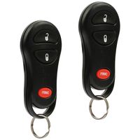 Car Key Fob Keyless Entry Remote fits Chrysler PT Cruiser Town & Country Voyager / Dodge Caravan Dakota Durango Grand Caravan Ram (04686481), Set of 2