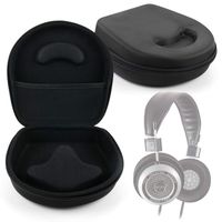 DURAGADGET Black Hard Protective Shell - Compatible with Grado SR325is | SR225i | SR125i | SR80i | SR60i | PS1000 | PS500 | RS1i | RS2 & | GS1000i