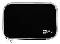 DURAGADGET Protective Black Neoprene Sleeve - Compatible with Sony DVPFX980 & RCA DPDM90R Portable DVD Player