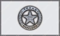 Texas Ranger Badge Computer Tablet Decal Sticker 3x5 inches