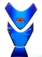 Blue White Motorcycle Protector Gas Fuel Tank Pad Decal Epoxy Sticker for Suzuki GSXR All YEARS ALL MODELS