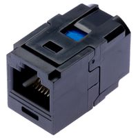Panduit CC5E88BL Category-5E 1-Port 8-Position 8-Wire Connector Universal Coupler Module, Black