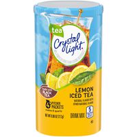 Crystal Light Drink Mix, Lemon Iced Tea, Pitcher Packets (4 Pitcher Packets), 0.96 oz, Pack of 4