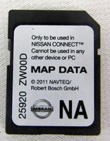 ZW00D 10-11-12-13 NISSAN CONNECT SD CARD , NAVIGATION GPS MAP DATA , NAVTEQ , NA/NORTH AMERICA US-CANADA 25920 ZWOOD ,For2010 2011 2012 2013 ROGUE VERSA JUKE CUBE NV200 NV1500 NV2500 NV3500